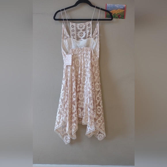 Free People Cream Lace Sun Dress - Picture 2 of 6